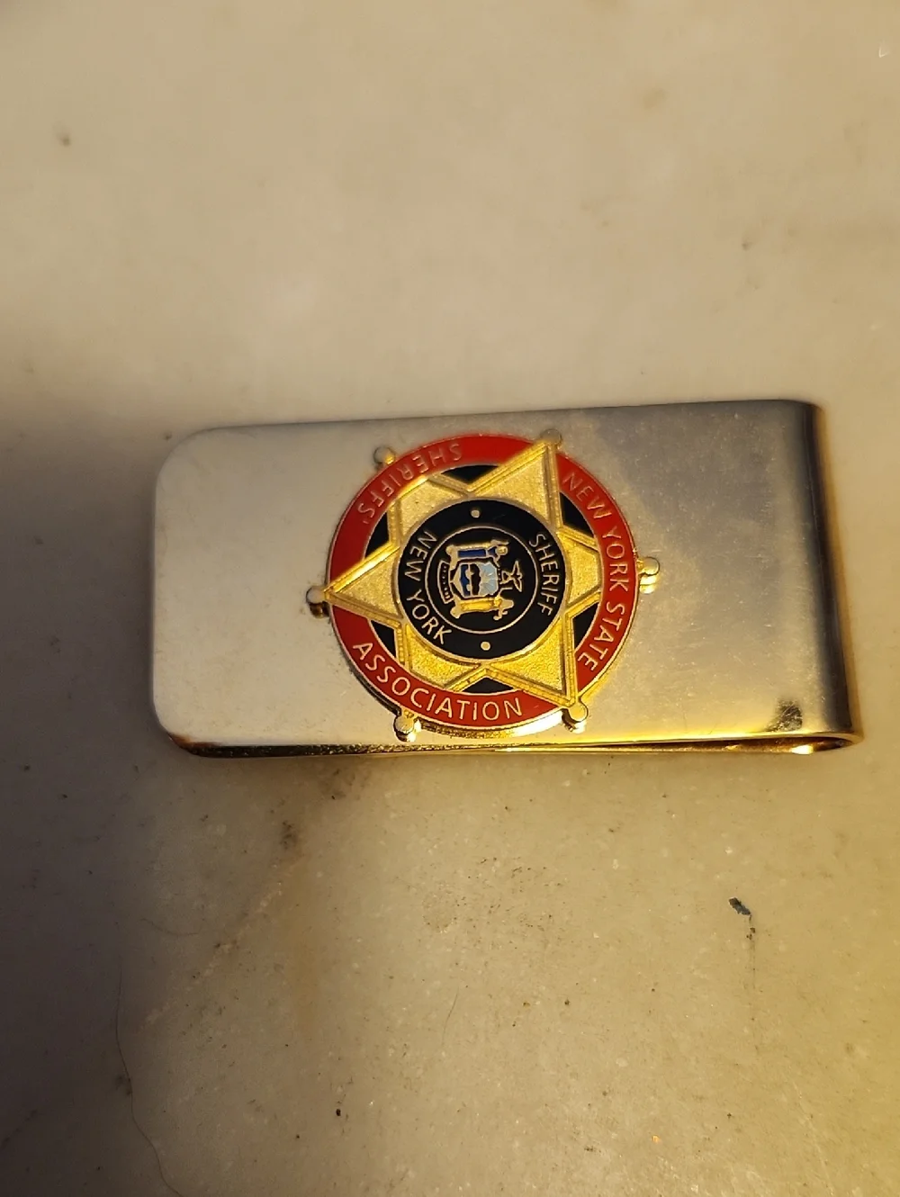 new york state sheriffs association gold tone